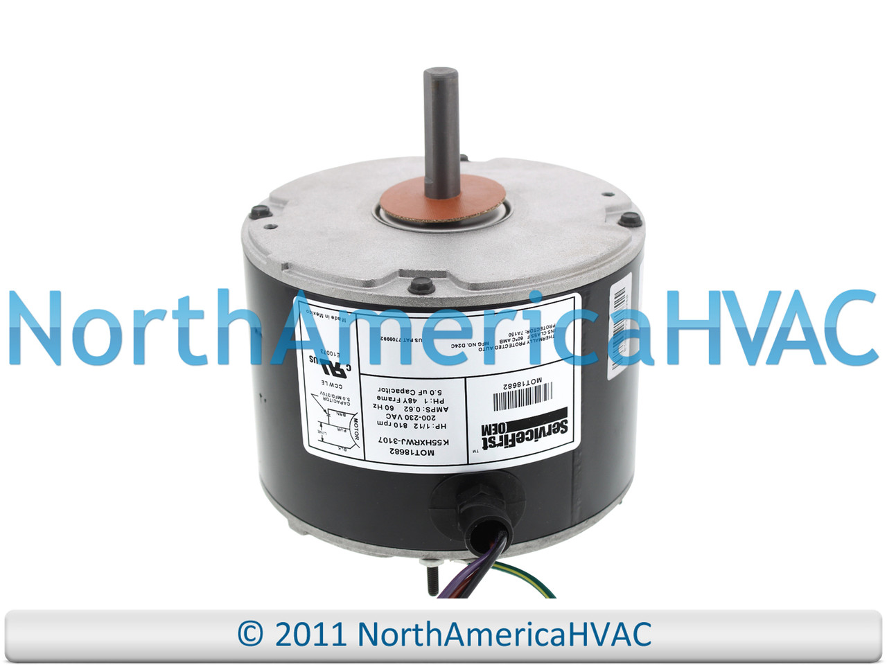 OEM Condenser Fan Motor 1/12 HP Replaces GE Genteq